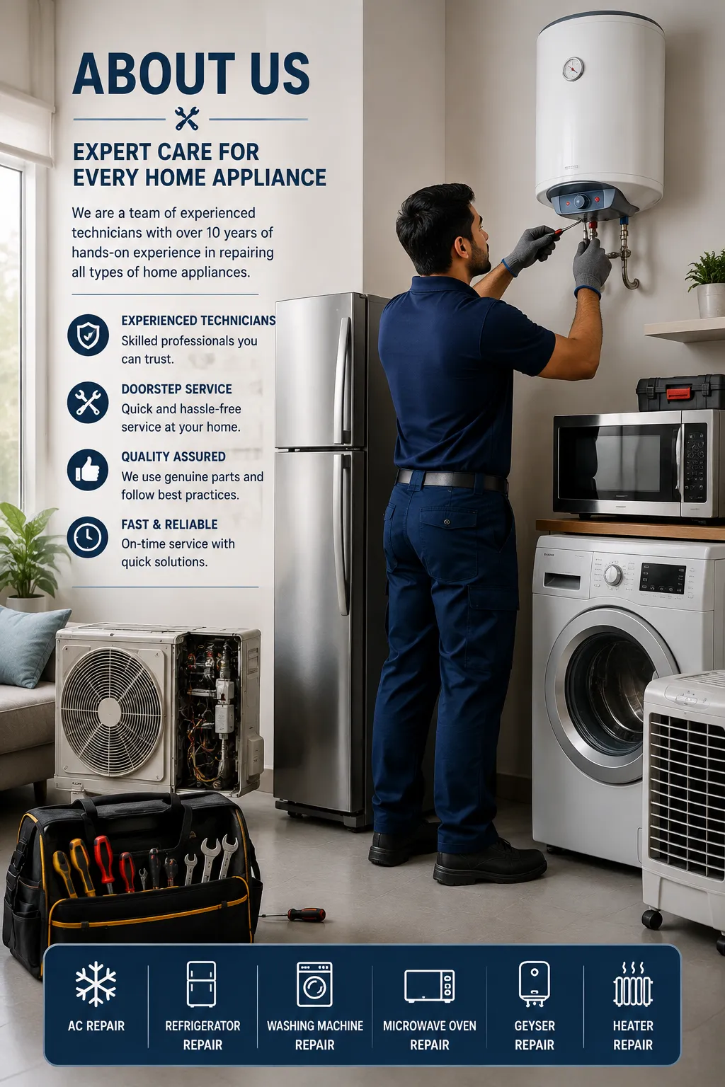 Professional Home Appliance Repair Technician in Delhi